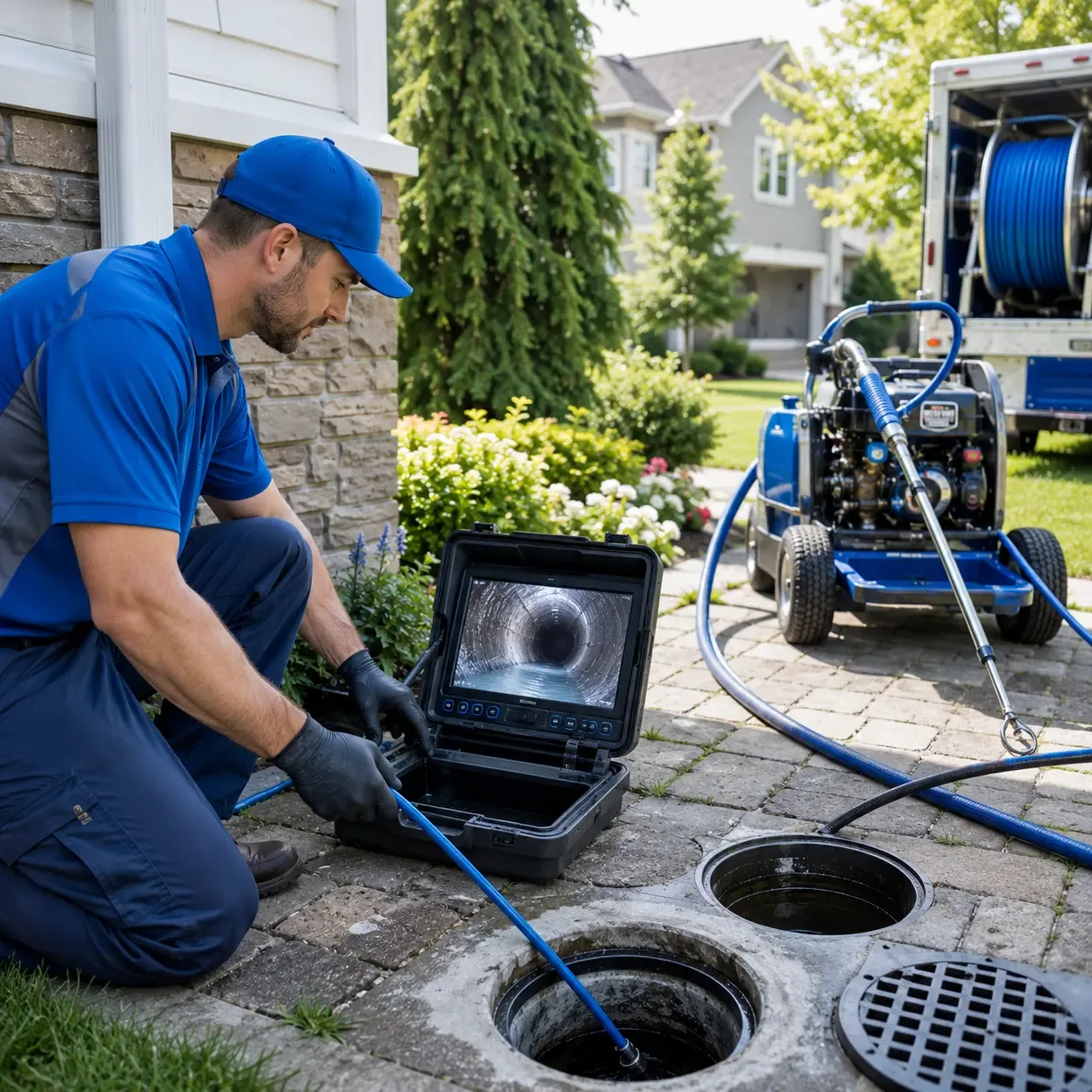Outdoor drain cleaning professionals serving Yorktown, AR